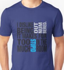 Sherlock quote se2 typography Unisex T-Shirt