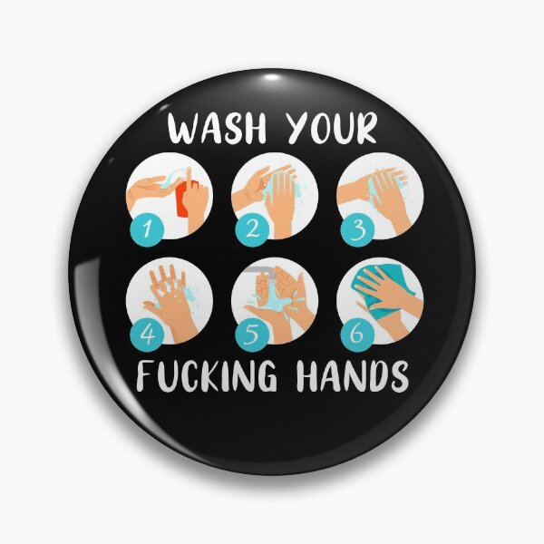 Item preview, Wash Your Fucking Hands designed and sold by TrendTastic.