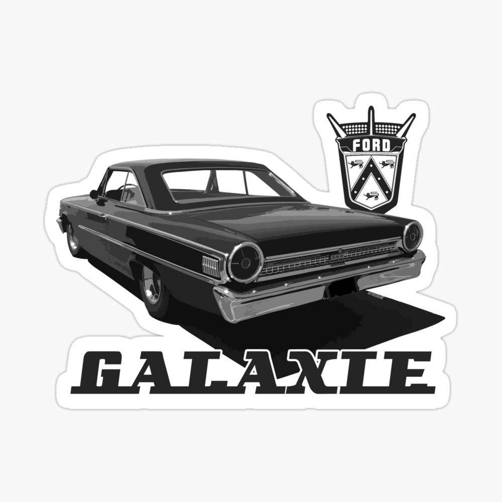 1963 1 2 Ford Galaxie 500 Coupe Photographic Print For Sale By Hotroddude Redbubble