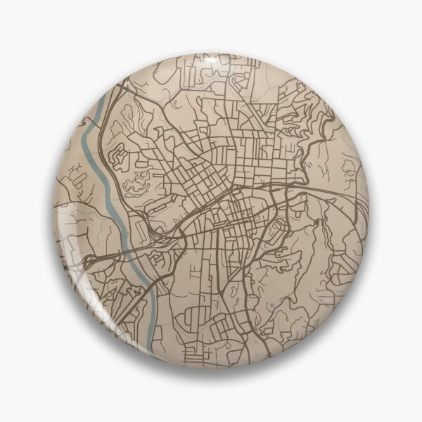 Item preview, Asheville Sepia Map designed and sold by CPTVDesign.