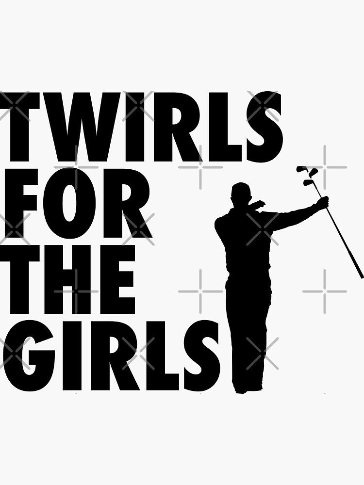 TWIRLS FOR THE GIRLS | TIGER WOODS GOLFER FUNNY COOL by pierrelaidesign