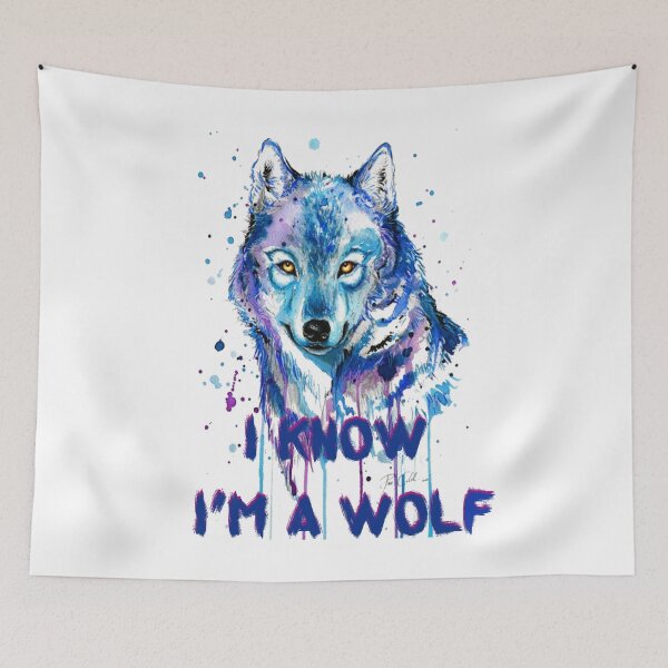 Item preview, blue wolf t shirt  designed and sold by mafia2020.
