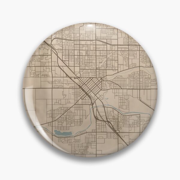 Item preview, Modesto Sepia Map designed and sold by CPTVDesign.