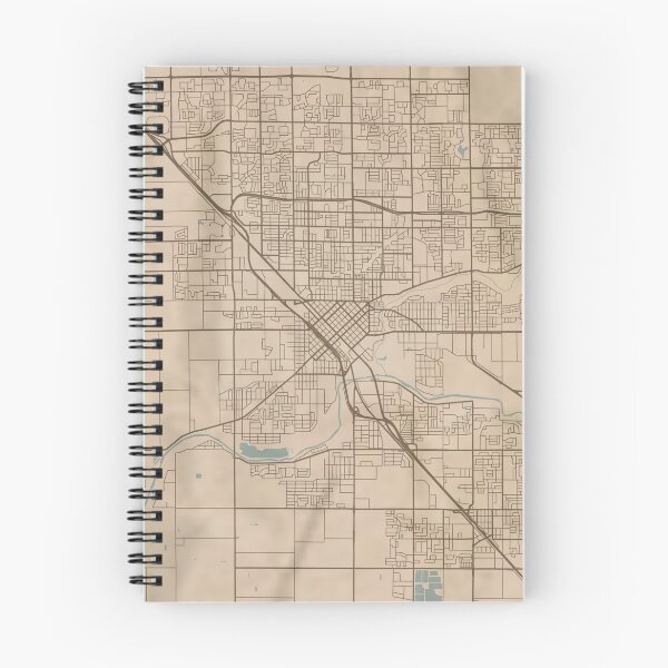 Item preview, Modesto Sepia Map designed and sold by CPTVDesign.