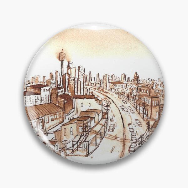 Item preview, City Scape Sydney Sepia Ink designed and sold by Tristan Klein.