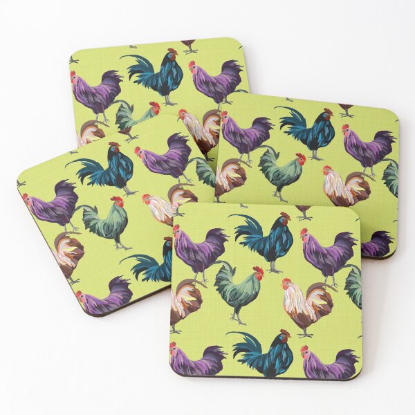 Item preview, Roosters designed and sold by Traceofcolour.