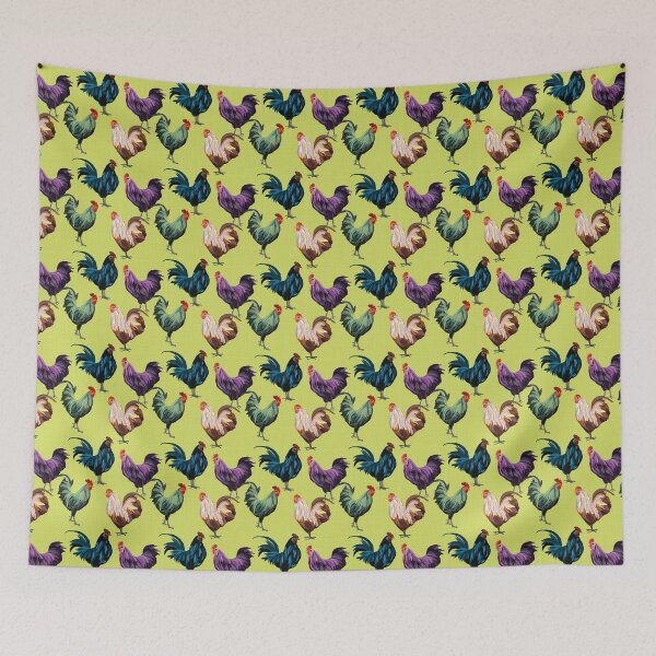 Item preview, Roosters designed and sold by Traceofcolour.