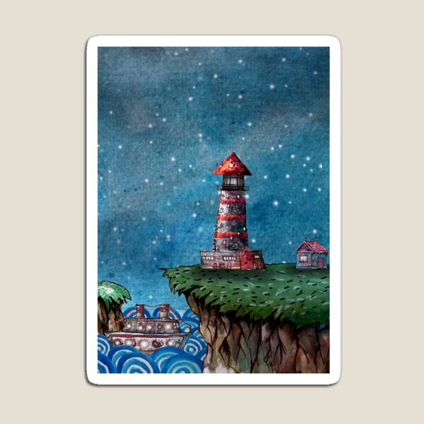 Item preview, Date Night at the Museum Lighthouse designed and sold by Tristan Klein.