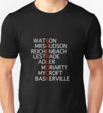 Sherlock - Acrostic Design Unisex T-Shirt