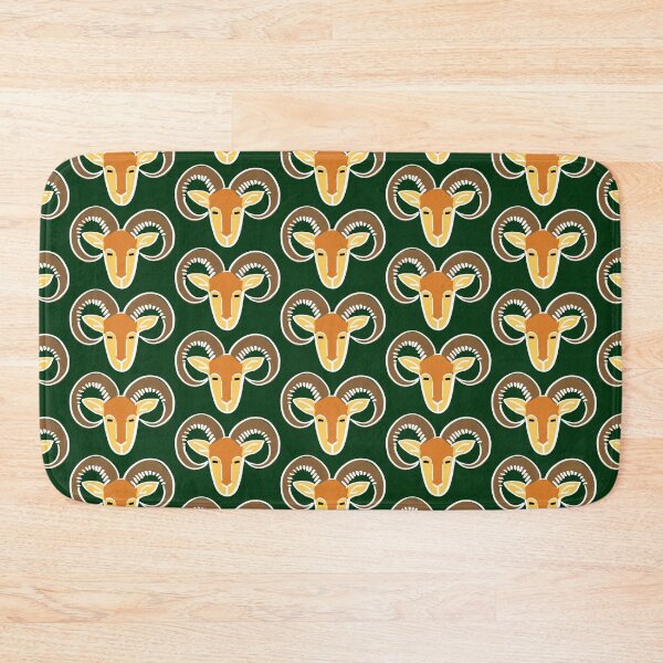 Item preview, Sheep / Goat head pictoglyph (gold for dark products) designed and sold by Argent Whiskers.