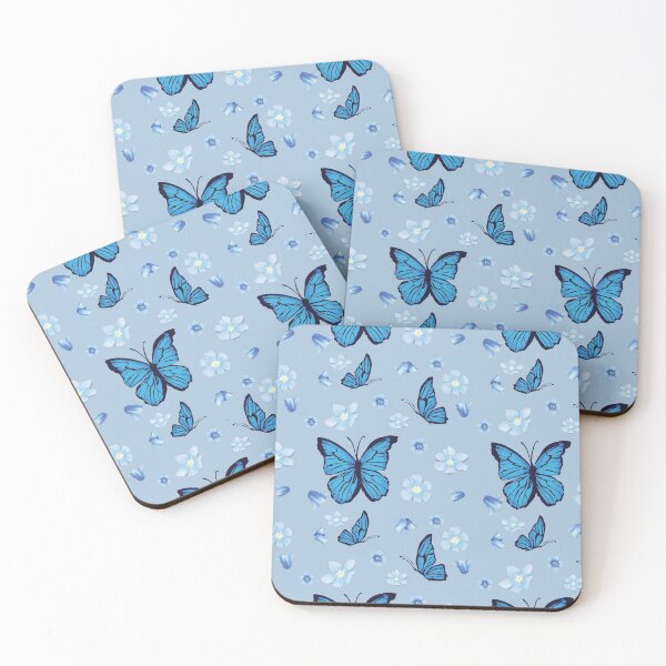 Item preview, blue butterflies designed and sold by AlexisEibel-Art.