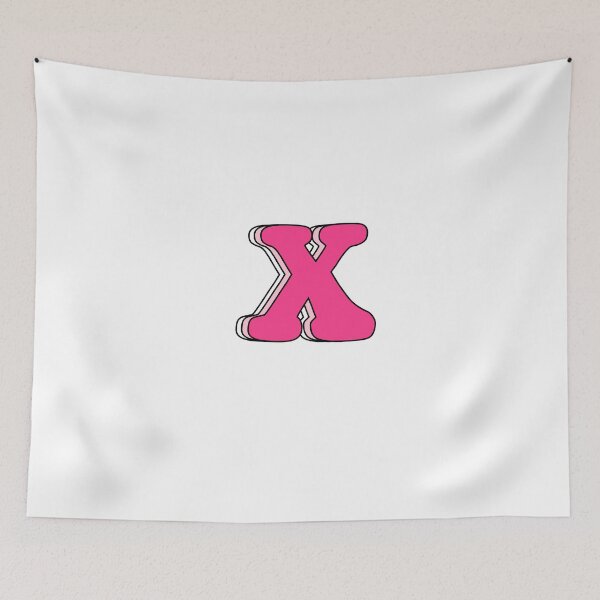 Item preview, Uppercase Pink Triple "X" designed and sold by Maggie S.
