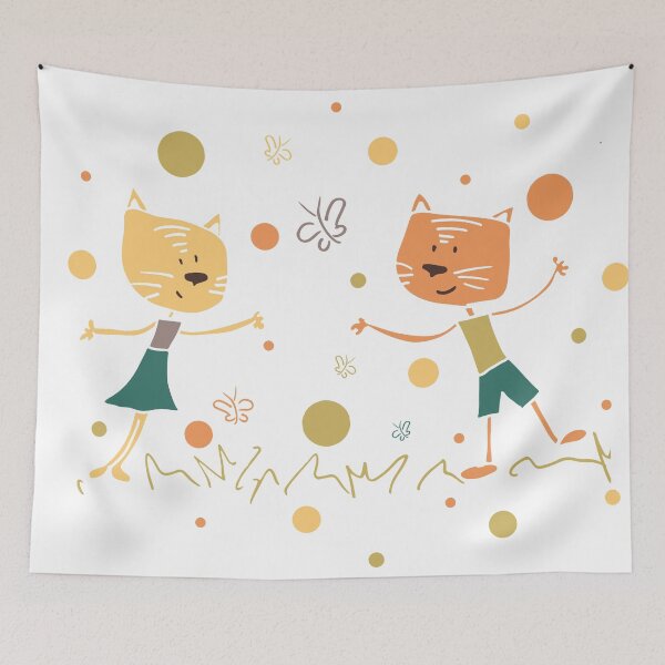 Item preview, Sweet couple of cats designed and sold by Tatiana Kramarenko.
