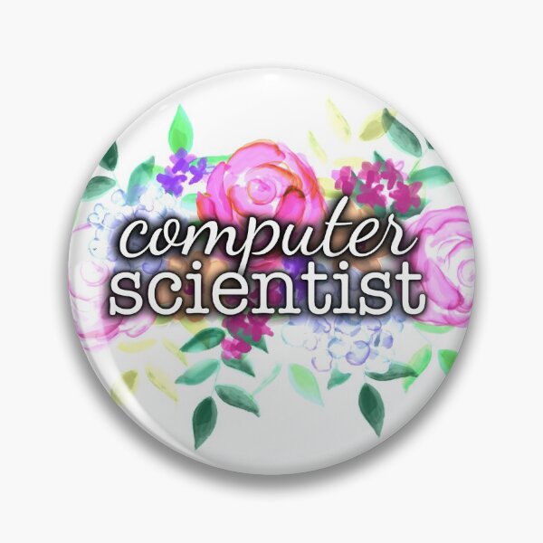 Item preview, CS Programming Merch - Computer Scientist Floral Watercolor designed and sold by hack3r.