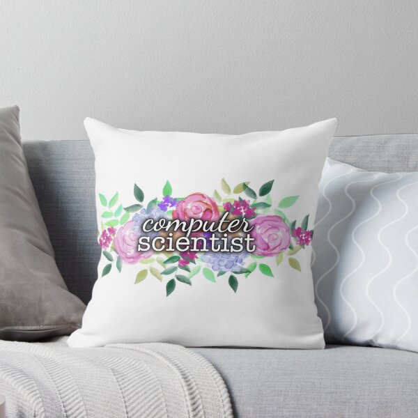 Item preview, CS Programming Merch - Computer Scientist Floral Watercolor designed and sold by hack3r.