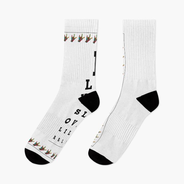 Item preview, I LOVE ASL EYE CHART designed and sold by EloiseArt.
