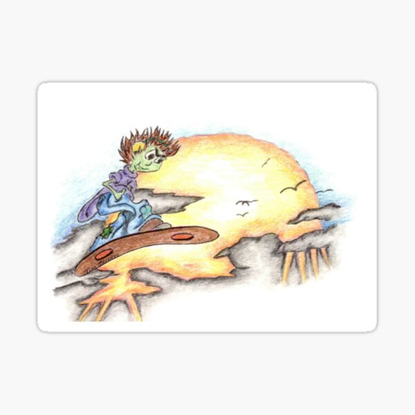Untitled #25 by Timothy Jarrard Sticker