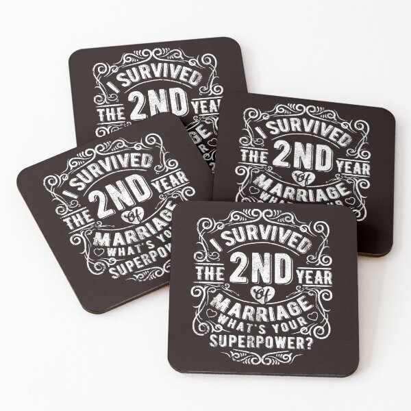 Item preview, Funny Wedding Anniversary Gift 2 years Wedding Marriage Gift designed and sold by Dee Lim.