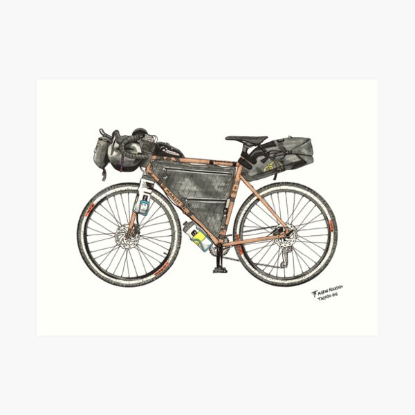 Tour Aotearoa 2020 - My Bikepacking Rig Art Print