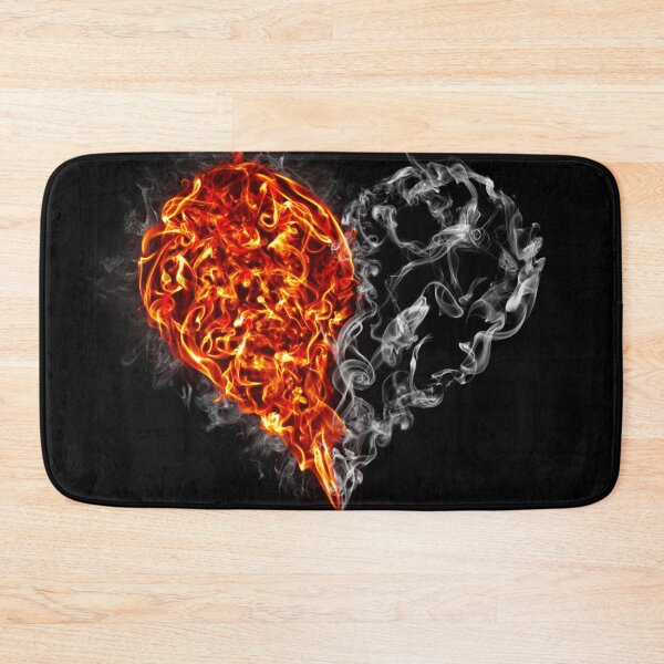 Item preview, Flame and smoke heart designed and sold by philippe souvy.