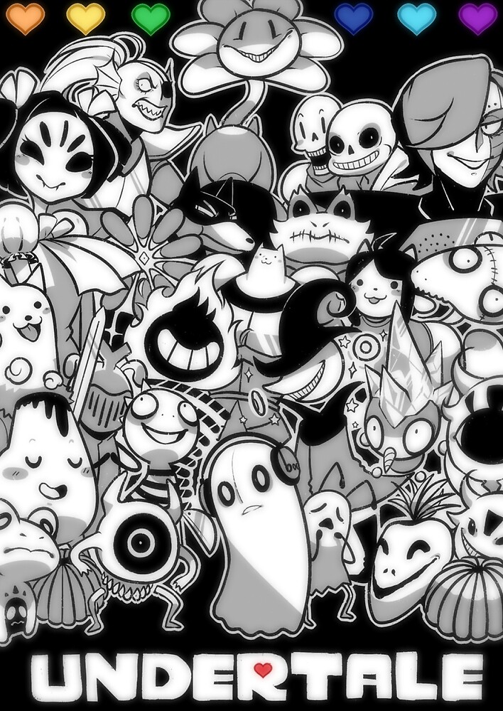 "Undertale Monsters" by Gyro724 Redbubble