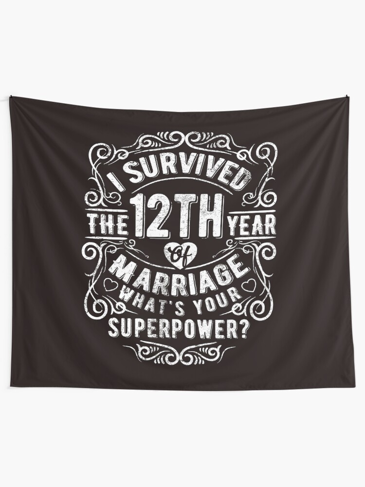 12 years marriage gift