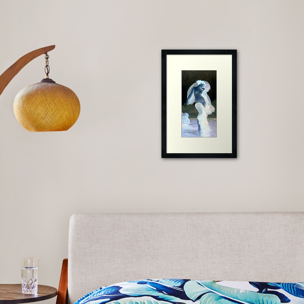 Evening Mood painting by William-Adolphe Bouguereau Framed Art Print