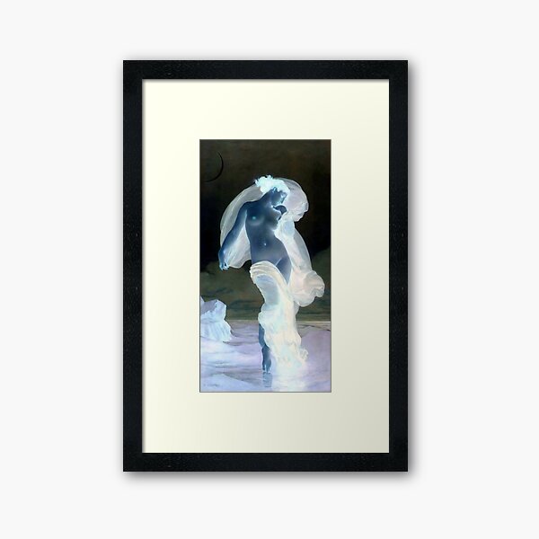 Evening Mood painting by William-Adolphe Bouguereau Framed Art Print