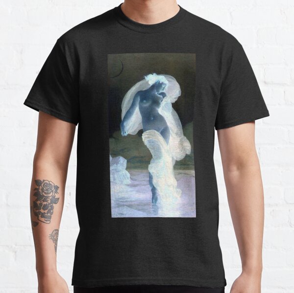 Evening Mood painting by William-Adolphe Bouguereau Classic T-Shirt