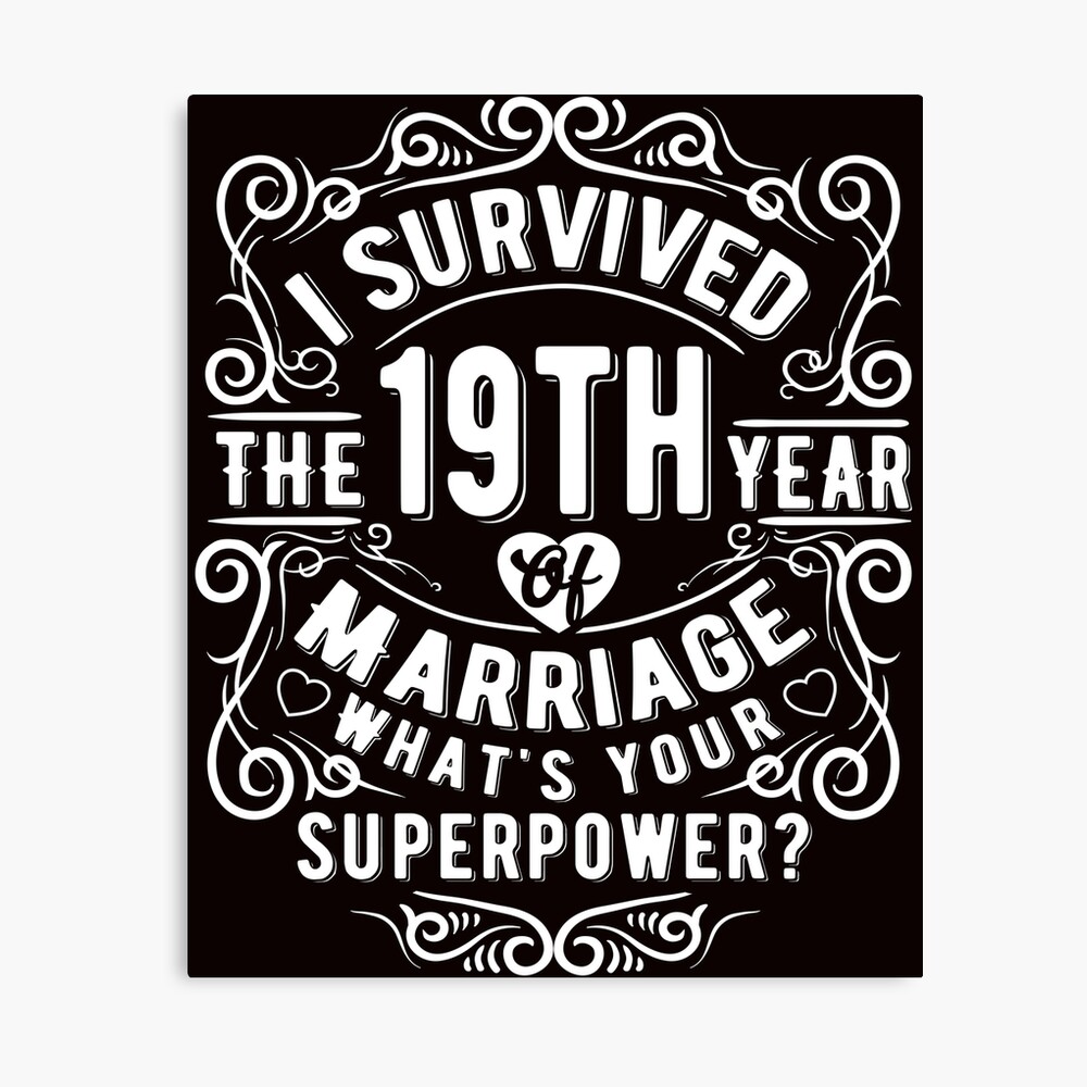 19 years marriage gift