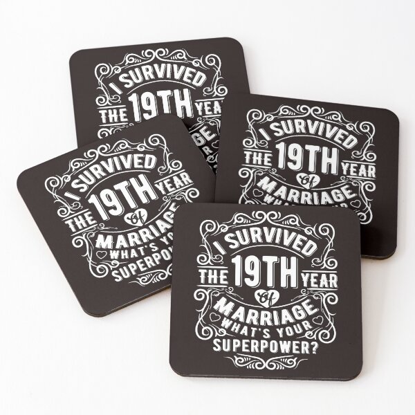 Item preview, Funny Wedding Anniversary Gift 19 years Wedding Marriage Gift designed and sold by Dee Lim.