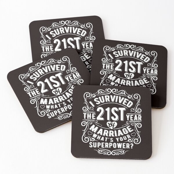 Item preview, Funny Wedding Anniversary Gift 21 years Wedding Marriage Gift designed and sold by Dee Lim.