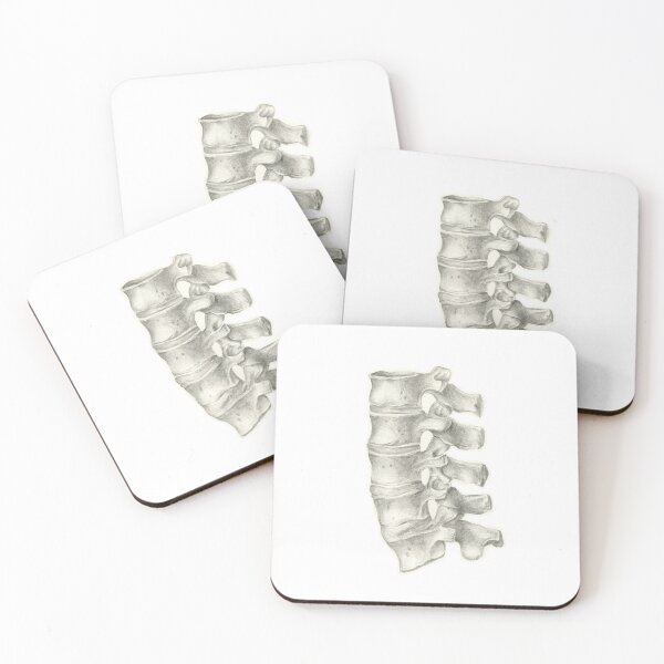 Item preview, Vertebrae Anatomy Drawing designed and sold by aleksandrax98.