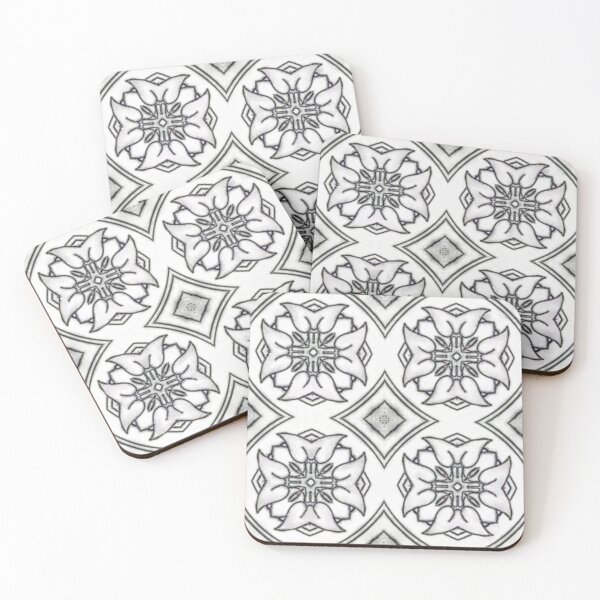 Item preview, Four Tiles of Four Buds designed and sold by DVanSiceartist.