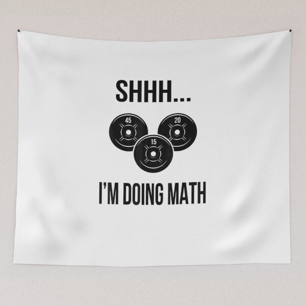 Artikelvorschau, Lustige Shhh ich mache Mathe Gewichtheben Geschenk entworfen und verkauft von iBestSellings.