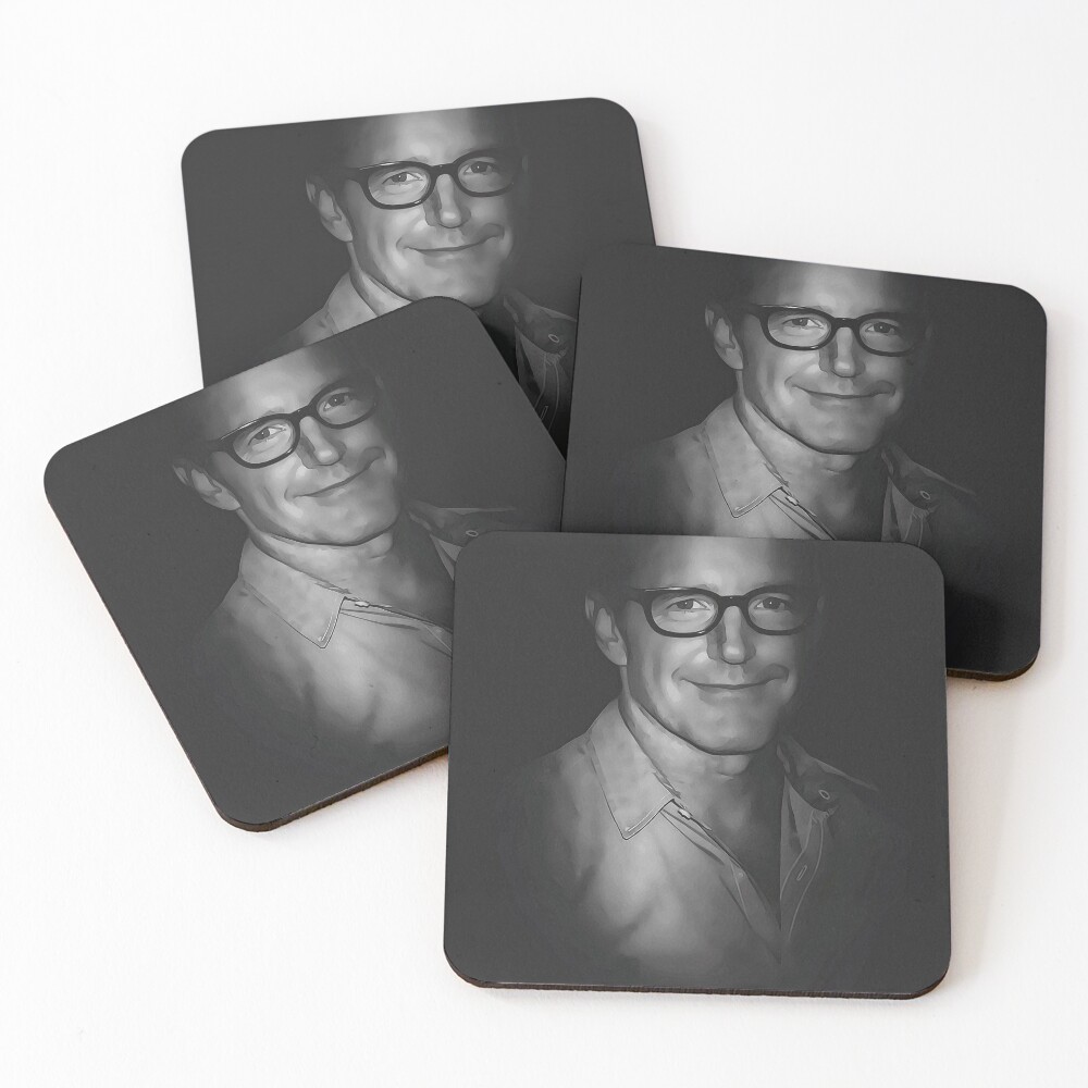 Clark Gregg University Fanart Coasters (Set of 4)