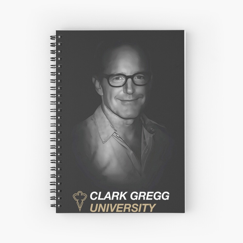 Clark Gregg University Fanart Spiral Notebook