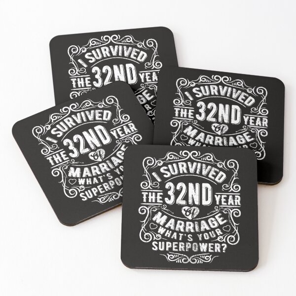 Item preview, Funny Wedding Anniversary Gift 32 years Wedding Marriage Gift designed and sold by Dee Lim.