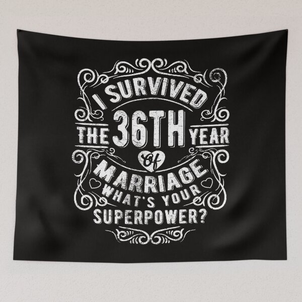 Item preview, Funny Wedding Anniversary Gift 36 years Wedding Marriage Gift designed and sold by Dee Lim.