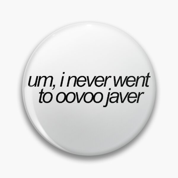 has never went to oovoo javer sticker
