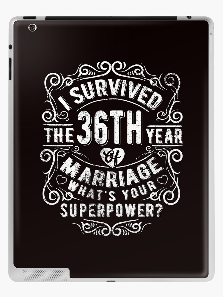 Funny Wedding Anniversary Gift 36 years Wedding Marriage Gift