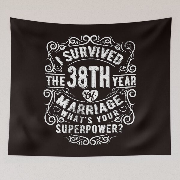Item preview, Funny Wedding Anniversary Gift 38 years Wedding Marriage Gift designed and sold by Dee Lim.