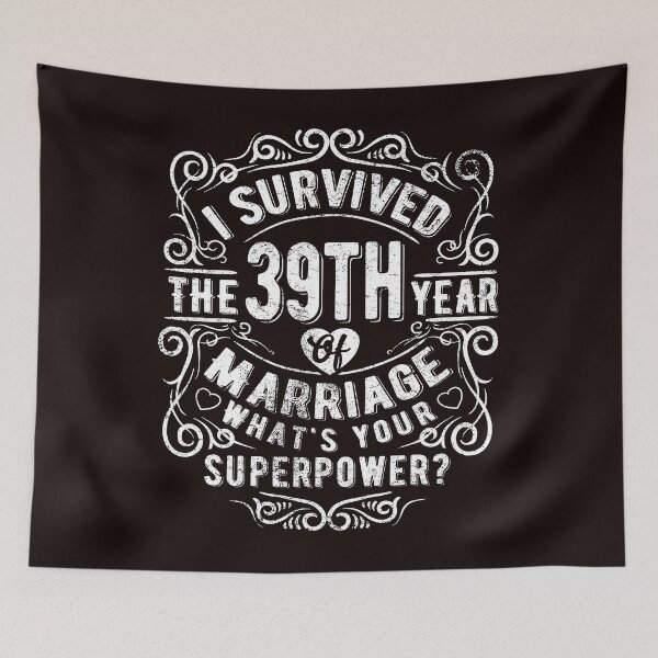 Item preview, Funny Wedding Anniversary Gift 39 years Wedding Marriage Gift designed and sold by Dee Lim.