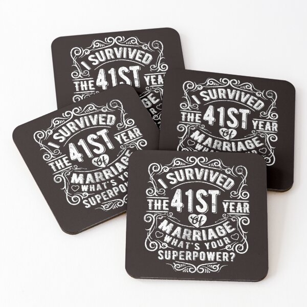 Item preview, Funny Wedding Anniversary Gift 41 years Wedding Marriage Gift designed and sold by Dee Lim.
