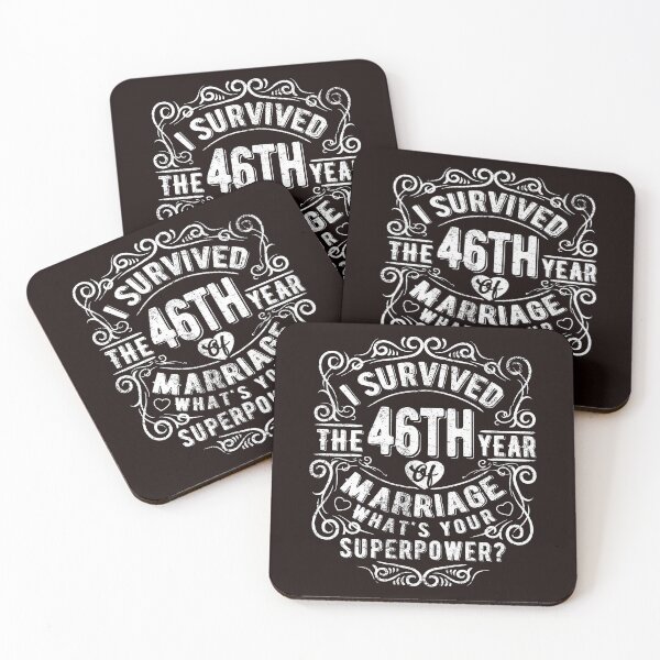 Item preview, Funny Wedding Anniversary Gift 46 years Wedding Marriage Gift designed and sold by Dee Lim.