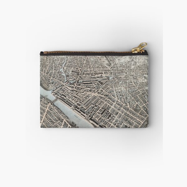 Item preview, Vintage Pictorial Map of Lowell MA (1876) designed and sold by BravuraMedia.
