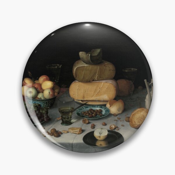 Item preview, Still Life with Cheese, Floris Claesz van Dijck, Dutch painting designed and sold by Mauswohn.