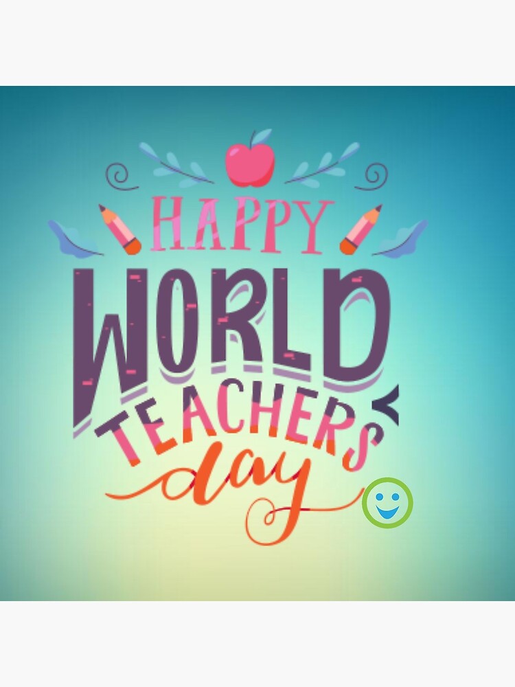 Happy Teachers Day Greeting Card By Raju2018 Redbubble