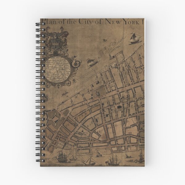 Item preview, Vintage Map of New York City (1755) designed and sold by BravuraMedia.