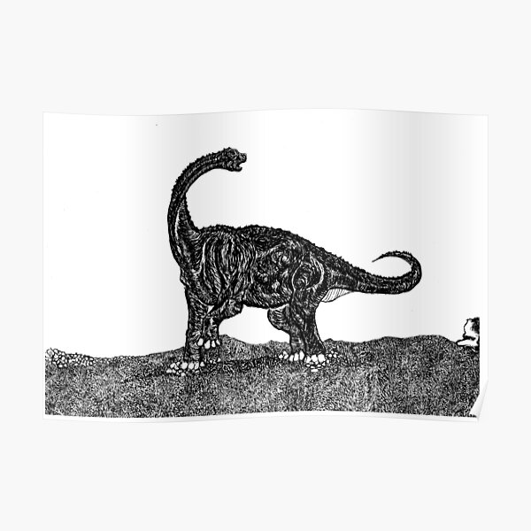brachiosaure Poster